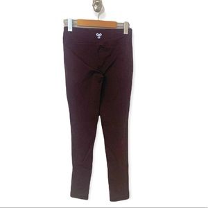 TNA Burgundy Leggings EUC -SZ Small